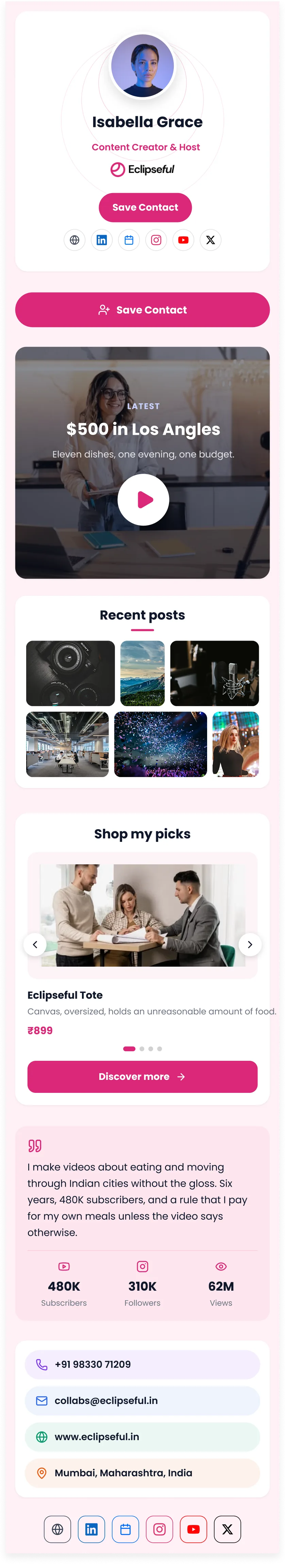 Creator Portfolio